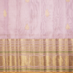 Light Peach Gadwal Pattu Saree - Image 4