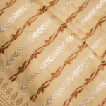 Cream Banarasi Pattu Saree - Image 5