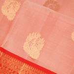 Peach Kanjeevaram Pattu Saree - Image 5