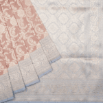 Dusty Rose Banarasi Pattu Saree - Image 2