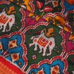 Multi Colour Pochampally Pattu Saree - Image 5