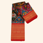 Multi Colour Pochampally Pattu Saree