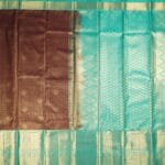 Dark Wine Vintage Kanchi Pattu Saree - Image 3