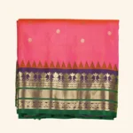 Deep Pink Gadwal Pattu Saree