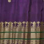 Deep Pink Gadwal Pattu Saree - Image 4