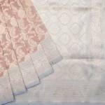 Dusty Rose Banarasi Pattu Saree - Image 2