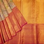 Multi Colour Kanjeevaram Pattu Saree - Image 2