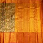 Olive Green Kanjeevaram Pattu Saree - Image 3