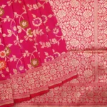Pink Banarasi Pattu Saree - Image 2