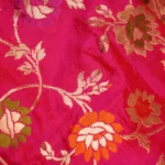 Pink Banarasi Pattu Saree - Image 5