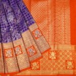 Violet Blue Kanjeevaram Pattu Saree - Image 2