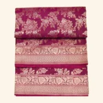 Wine Banarasi Pattu Saree