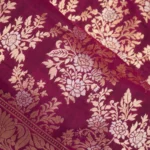 Wine Banarasi Pattu Saree - Image 5