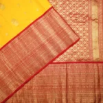 Yellow Gadwal Pattu Saree - Image 2