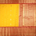 Yellow Gadwal Pattu Saree - Image 3