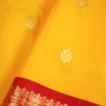 Yellow Gadwal Pattu Saree - Image 5
