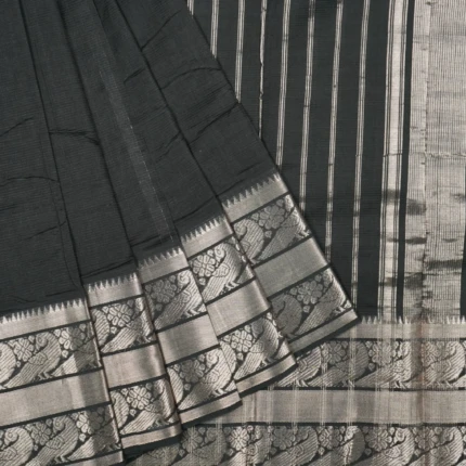 Black Mangalagiri Pattu Saree (2)