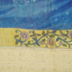 Brunt Orange Mangalagiri Kalamkari Saree (4)