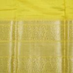 Lemon Yellow Mangalagiri Pattu Saree (4)