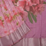 Pink Mangalagiri Pattu Saree (2)