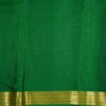 Burnt Orange Mysore Soft Silk Saree - Image 4
