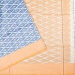 Blue Pochampally Handloom Saree - Image 2