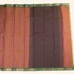 Brick Red Kanchi Handloom Saree - Image 3
