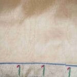 Cream Glass Tissue Designer Saree - Image 4