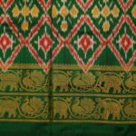 Cream Pochampally Pattu Saree - Image 4