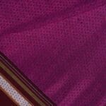 Dark Pink Darwada Handloom Saree - Image 5