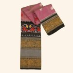Double Tone Light Purple Pochampally Pattu Saree