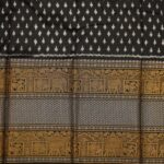 Double Tone Light Purple Pochampally Pattu Saree - Image 4