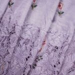 Dusty Lavender Raw Silk Saree - Image 5