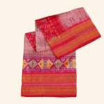 Dusty Rose Pochampally Pattu Saree