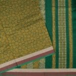 Green South Cotton Saree - Image 2