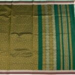 Green South Cotton Saree - Image 3