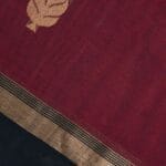 Maroon Coimbatore Handloom Saree - Image 5