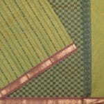 Mehandi Green Kanchi Handloom Saree - Image 2