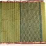 Mehandi Green Kanchi Handloom Saree - Image 3