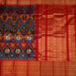 Multi Colour Pochampally Pattu Saree - Image 3