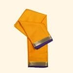Mustard Mysore Soft Silk Saree