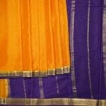 Mustard Mysore Soft Silk Saree - Image 2