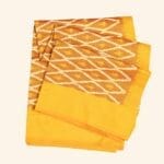 Mustard Pochampally Handloom Saree
