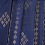 Navy Blue Kanchi Soft Silk Saree - Image 4