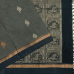 Olive Green Coimbatore Handloom Saree - Image 2