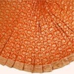 Orange Georgette Saree - Image 2