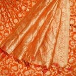 Orange Georgette Saree - Image 3