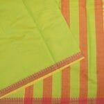 Parrot Green Kanchi Handloom Saree - Image 2