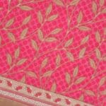 Pink Karishma Cotton Saree - Image 5
