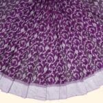 Purple Georgette Saree - Image 2